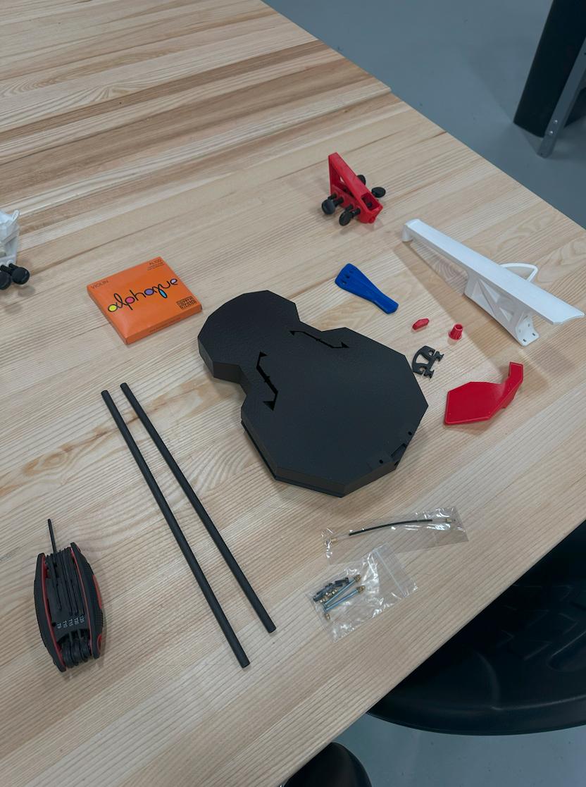 Project Music 3D printed violin parts